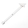 GAZLIFT 120N CAPPIO, with a closer, silent opening/closing, white, with additional. protection