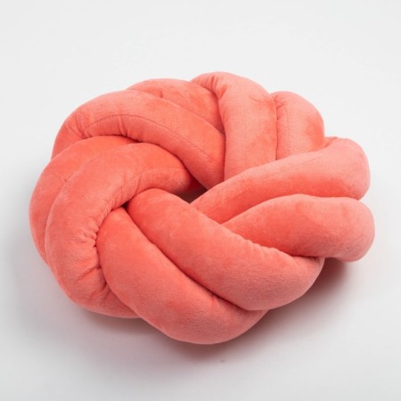 Pillow Estate Ethel, D = 33cm, col. Coral, velor-3