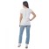 Female T -shirt, size 44, white color