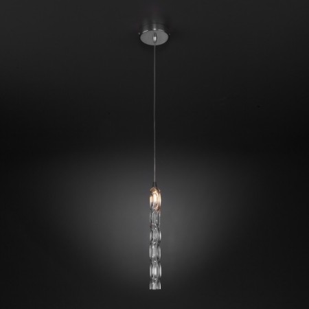 Suspended lamp with a glass plafon Lynn, 3W, G4, 3.5x3.5 cm-1