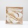 A bird for decoration and floristry, on the clothespin, white, plastic, 1 pc., 8 x 8 cm