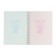 Notebook Gift Book on the comb 80l, line, color block, PVC Cat cover 3D (17.6x13.5cm) 105