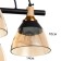 Svetogor chandelier "Evening" 5x60W E27 Black 57x57x28cm