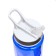 Water bottle, 700 ml, shapes, with a drinker, 25 x 7 cm, blue
