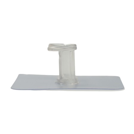 Holder with an adhesive surface of the tundra, 60x60 mm, for a fork, transparent-22