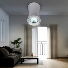 Светильник OL19 WH MR16/GU10, белый 1х50Вт 6,5х6,5х10 см