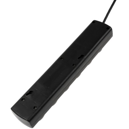 Luazon Lighting network filter, 5 outlets, 5 m, 3500 W, 3x1 mm2, 16 A, 220 V, with a fuse, black-6