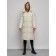 Coat insulated winter female, size 44, beige color