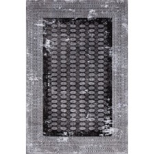 Rectangular carpet Karmen Hali Panama, size 78x150 cm, color Grey/Grey