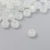 Glass beads 8/0 "matte translucent. Pale green" 10 g