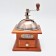 Manual coffee grinder, size 12.5x12.5x18.5 cm, brown color