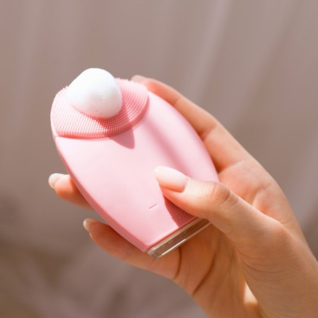 Vibro-massager for cleansing the face Luazon LEM-31, Ultrasound, 2HAAA (not included)-2