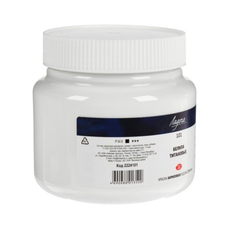 Acrylic artistic art 500 ml, ZHK "Ladoga", Belila Titanovy, 2224101-1