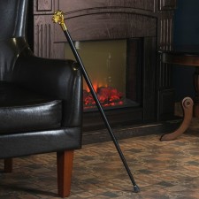 Souvenir product cane with a dagger, 31cm blade, lion tan, 92 cm