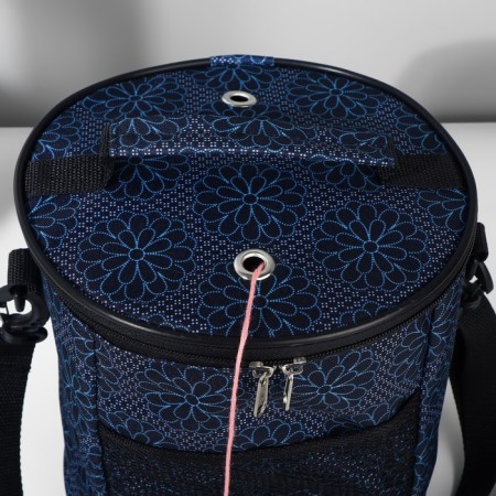 The sheath-sheath "Blue flowers", 2 eyelets, d = 21 × 23 cm, color colorful color-4