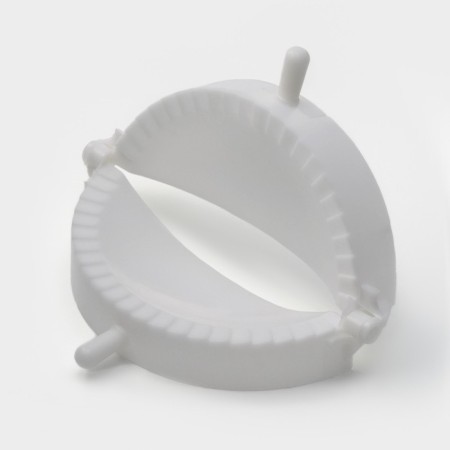 Form for modeling dumplings, d = 12 cm, white color-1