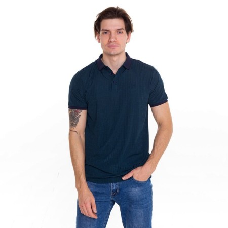 T -shirt male polo, green color, size 50 (xl)