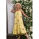 Women's dress, size 56, yellow color