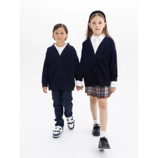 Cardigan for girls, height 152 cm, blue color