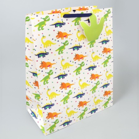 Gift package, packaging, "dinosaurs", 51x 40.5 x 20.5 cm-2