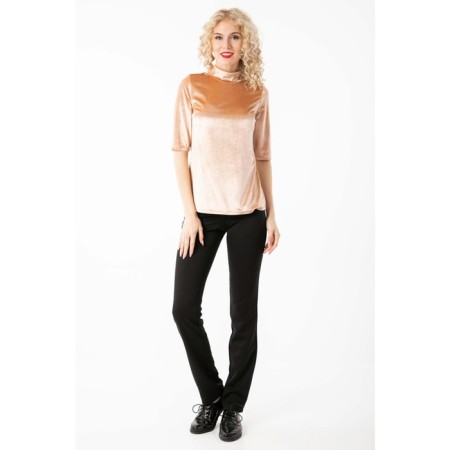 Women's turtleneck, size 50, beige color-14
