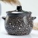 Ceramic Pikanto baking pot 0.65l / 12.5x11.5cm, marble