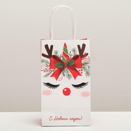 Package Gift Crafts "Olennok", 12 x 21 x 9 cm, New Year-1