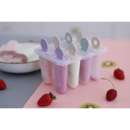 Form for ice cream shares "Lollipop", 15 × 12 × 12 cm, 8 cells, color mix-10