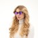 Sunglasses "OneSun", UV 400, pipe 14.3 cm, width 14 cm, lens 4 x 5.4 cm, flex