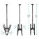 Black Black 4 40 "-80" Max.50kg Ceiling Tilt Close
