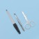 Manicure set, 3 objects, on a blister, silver/black color