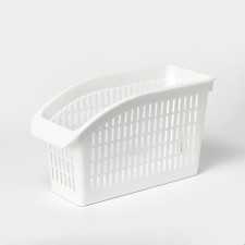 Storage basket, 29 × 13 × 17 cm, white color