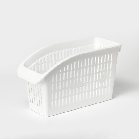 Storage basket, 29 × 13 × 17 cm, white color