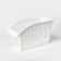 Storage basket, 29 × 13 × 17 cm, white color