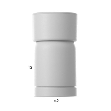 Delsi Lamp GU10 White 6.5x6.5x12 cm-4