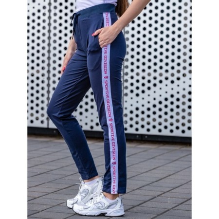 Women's pants is ISEE, size 46, blue, red color-9