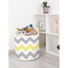 Корзина для игрушек «Красочные зигзаги, размер 35х35 см