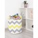 Basket for toys "Colorful zigzags, size 35x35 cm