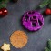 Form for carved gingerbread "Northern deer", purple color