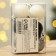 Christmas balls New Year, for the New Year, plastic, d = 3 cm, 6 pcs., Black, silver, white color