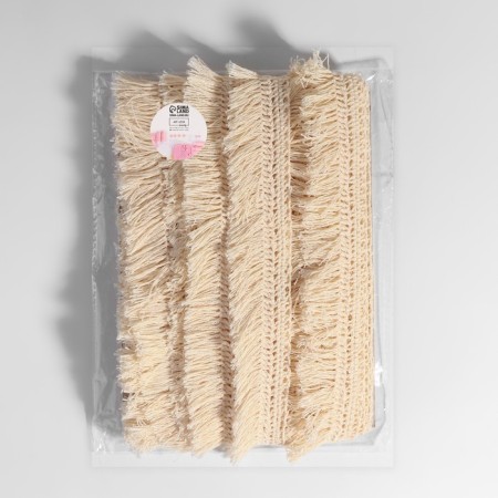 Decorative braid "Furger", 35 mm, 10 ± 1 m, beige color-2