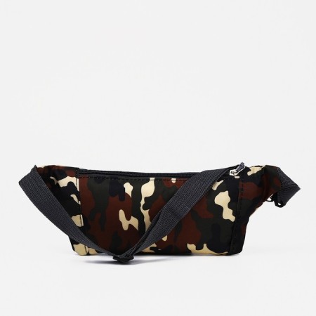 Board belt on lightning, external pocket, USB connector, brown color-2