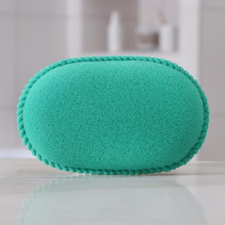 Body sponge with a massage layer, color mix-1