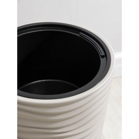 Kashpo for flowers with an insert "Dune", 42 l (8 l), cream color-2