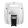 Electric grill KitFort KT-1671, 1400 W, anti-stick coating, 26.5x21 cm, white