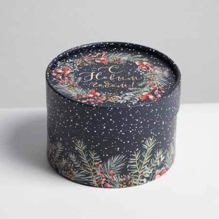 Gift box "Happy New Year", 12 x 8 cm, new year-1