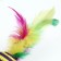 SHIRK-smOak from textiles with feathers, 4.2 cm, purple