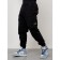Cargo jeans, size 44-46, black color