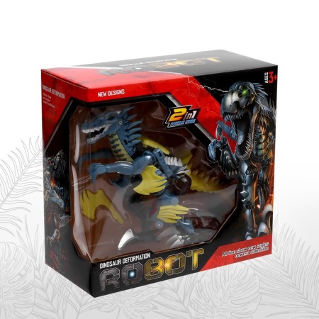 Dinobot robot, transforms, blue color-3
