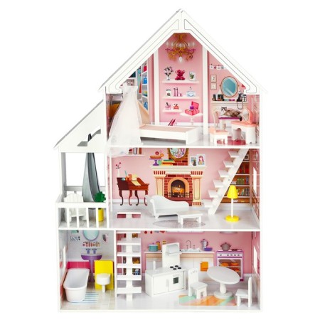 Duke Paramo Doll Wooden "Staisi Avenue", three -story, with furniture-3